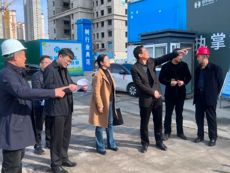 市棚改回迁安置项目推进专班到威客电竞发展公司督导调研