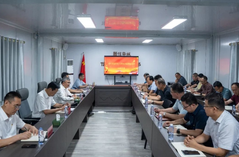 张传纲到威客电竞调研重点项目并讲授专题党课