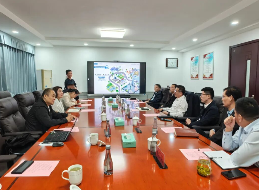 泰氢（江苏）科技公司到威客电竞考察洽谈