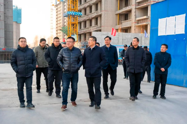 山东高速工程建设集团一行到威客电竞调研棚户区改造项目建设工作