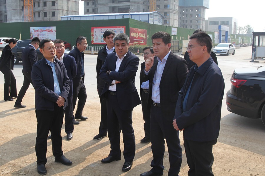 山东财金集团、中铁建工集团考察组到威客电竞调研