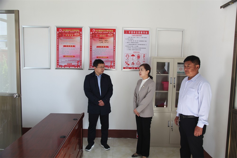 威客电竞到羊庄镇东南于村开展结对共建新时代文明实践站活动