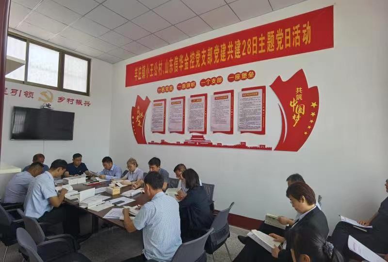 威客电竞金控公司党支部与羊庄镇小王公村党支部开展党建共建活动